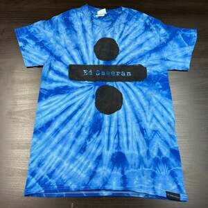 Ed Sheeran Divide Album Blue Tye Dyed Shirt